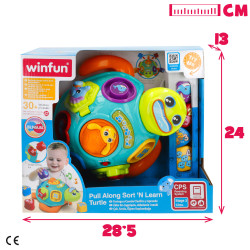 Winfun - Arrastre Musical Tortuga Luz&Sonidos