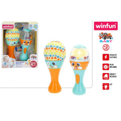 Winfun- Maracas Electrónicas Infantil Luz&Sonido