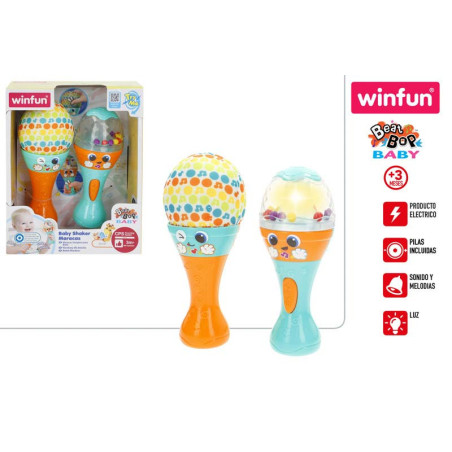 Winfun- Maracas Electrónicas Infantil Luz&Sonido
