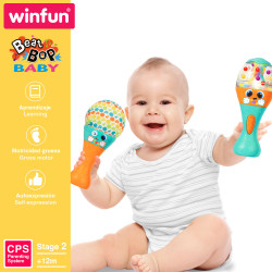 Winfun- Maracas Electrónicas Infantil Luz&Sonido