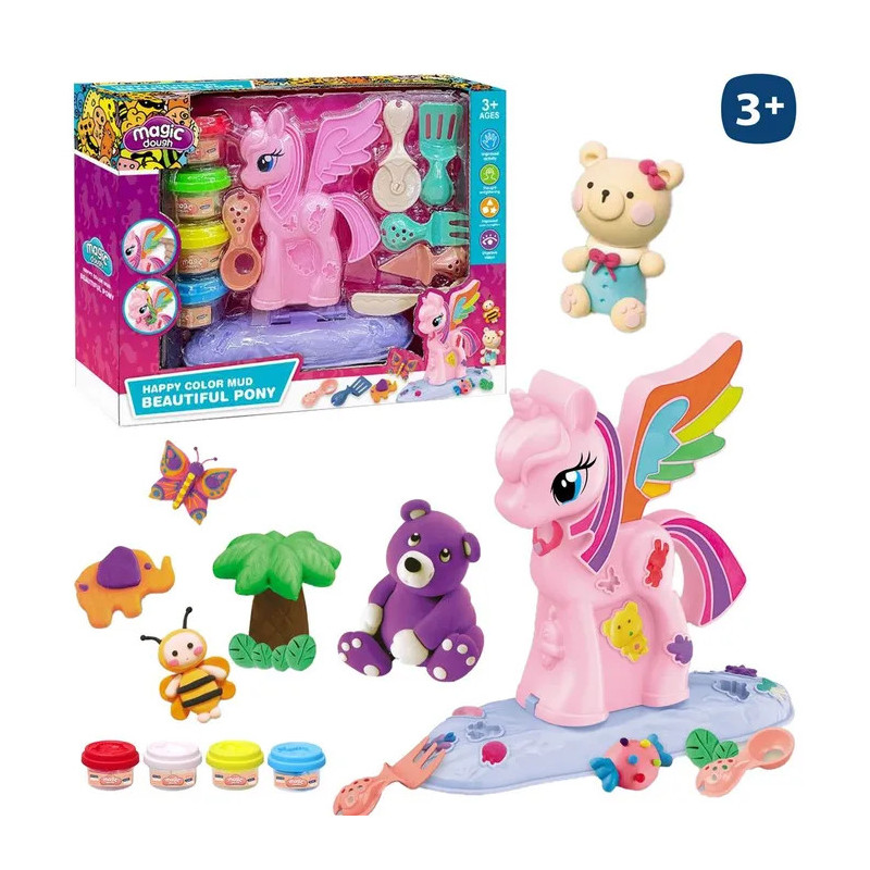 Set Plastilina Molde Unicornio