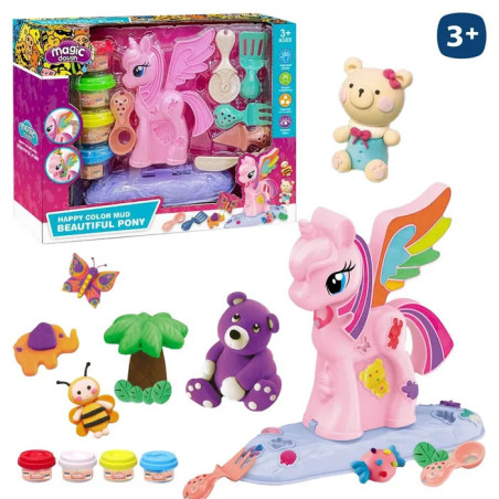 Set Plastilina Molde Unicornio