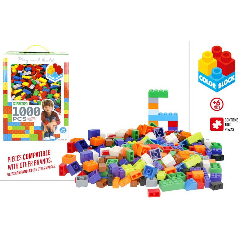 Color Block- Set 1000 Bloques