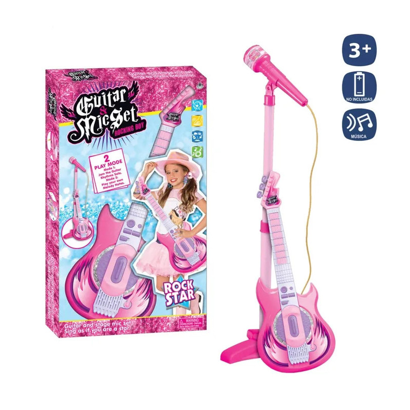 Guitarra con Microfono 56cm