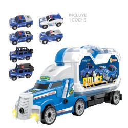 Camion Policia Remonque C/Luz y Sonido