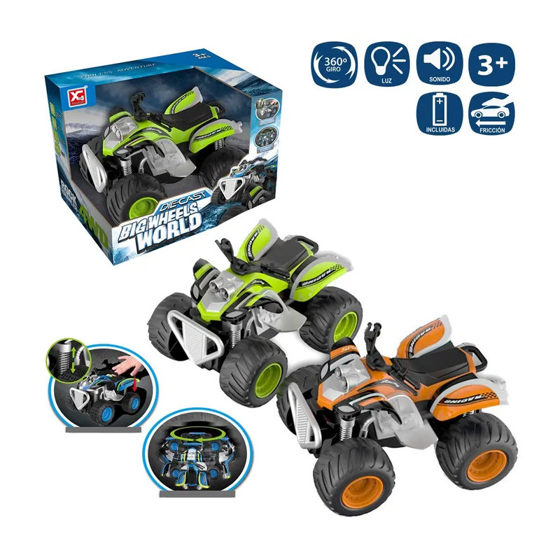Quad  Megafricción Metal C/Luz