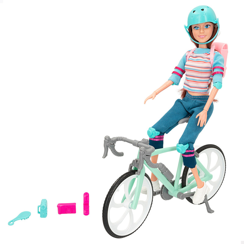 Isabella- Muñeca con Bicicleta