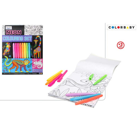 Set de Colorear Neon