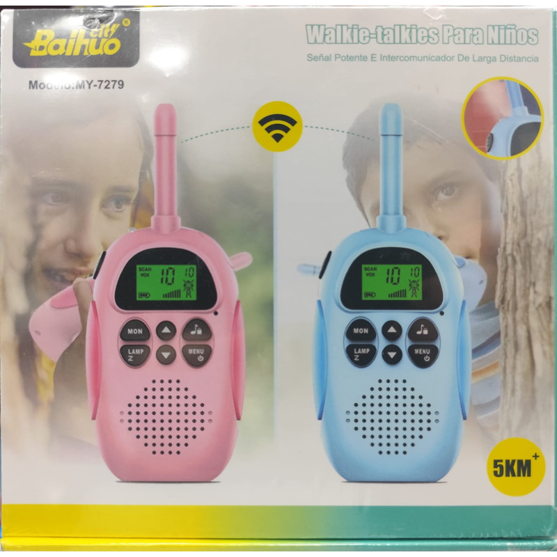 Walkie-Talkies Niños 5km