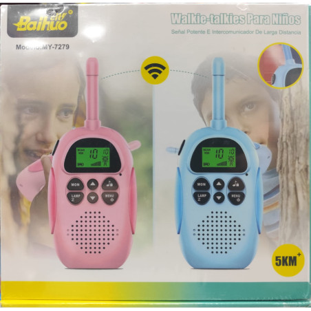 Walkie-Talkies Niños 5km