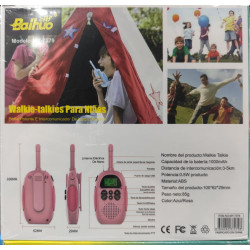 Walkie-Talkies Niños 5km
