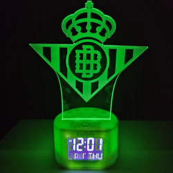 Despertador Luz Escudo Real Betis