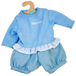 Ropa Muñeca Nenuco Conjunto Azul 42 Cm