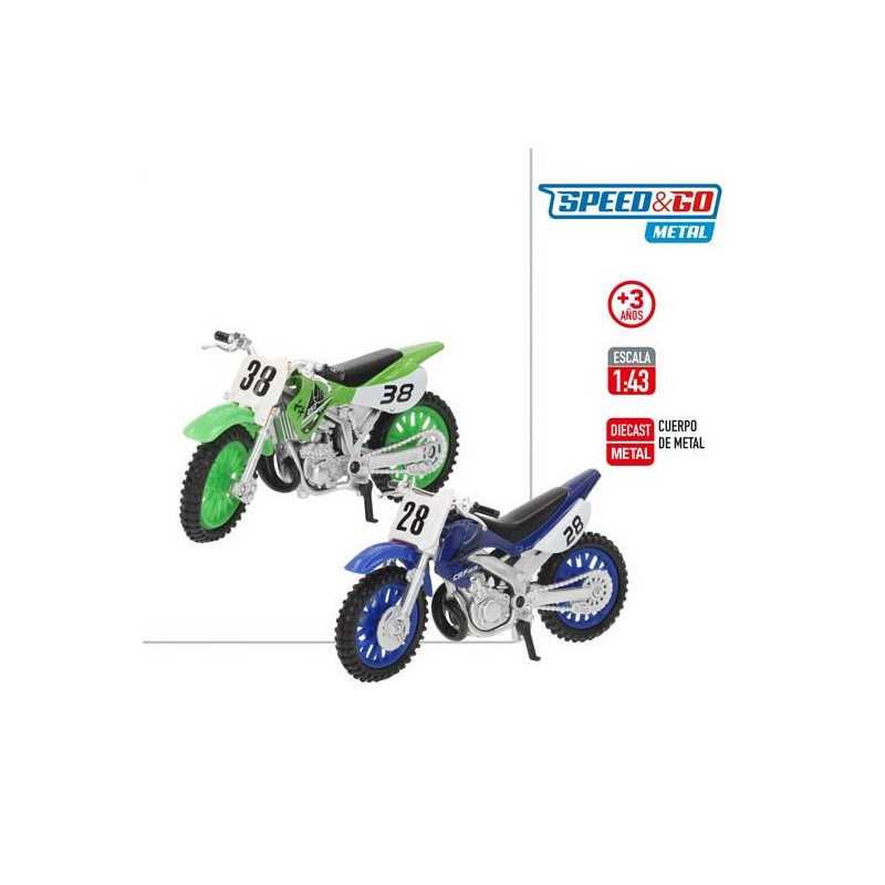 Speed&Go-Pack 2 Motos Todo Terreno Metal 2/S