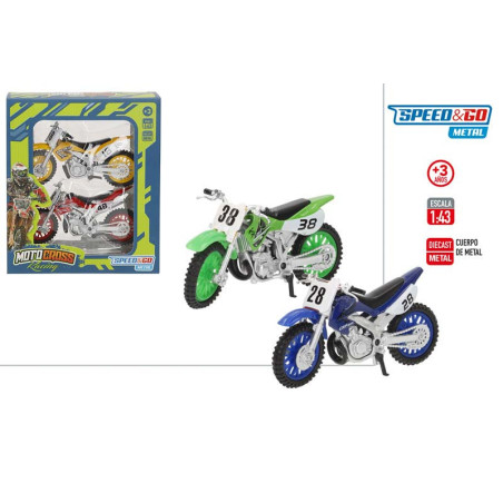 Speed&Go-Pack 2 Motos Todo Terreno Metal 2/S