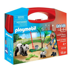 Playmobil Maletin Cuidadora Pandas