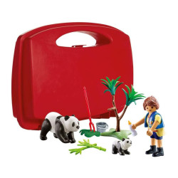 Playmobil Maletin Cuidadora Pandas