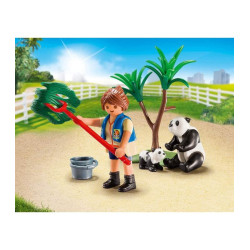 Playmobil Maletin Cuidadora Pandas