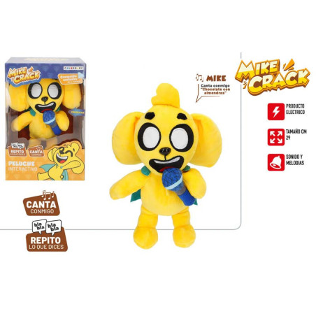 Mikecrack - Peluche Interactivo 29 cm