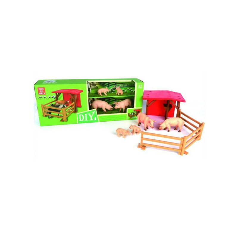 Set Cerdos Animales Granja