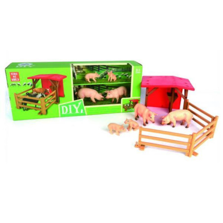 Set Cerdos Animales Granja