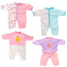 Set 4 Trajes Bebe 42 cm