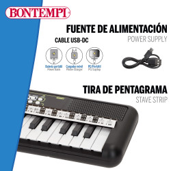 Bontempi-Organo Electronico 37 teclas