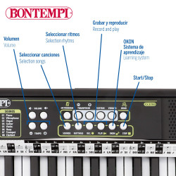 Bontempi-Organo Electronico 37 teclas