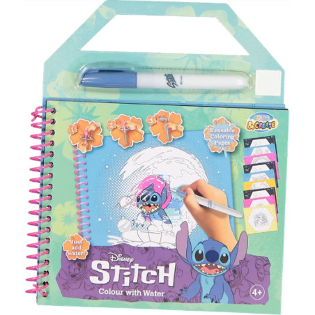 Libro de Dibujo Mágico con Agua Stitch