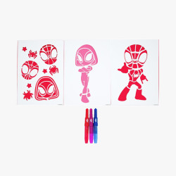Set de Papelería Aerógrafos Spidey
