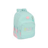 Mochila Doble c/ Refuerzo Adaptable Carro Reciclado Blackfit8 Enjoy 42 cm