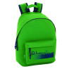 Mochila Escolar Benetton Verde 40 cm