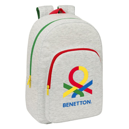 Mochila Escolar Adaptable A Carro Benetton Pop 43 cm