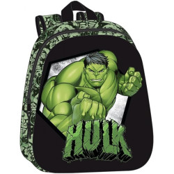 Mochila Preescolar 3D Hulk 35 cm