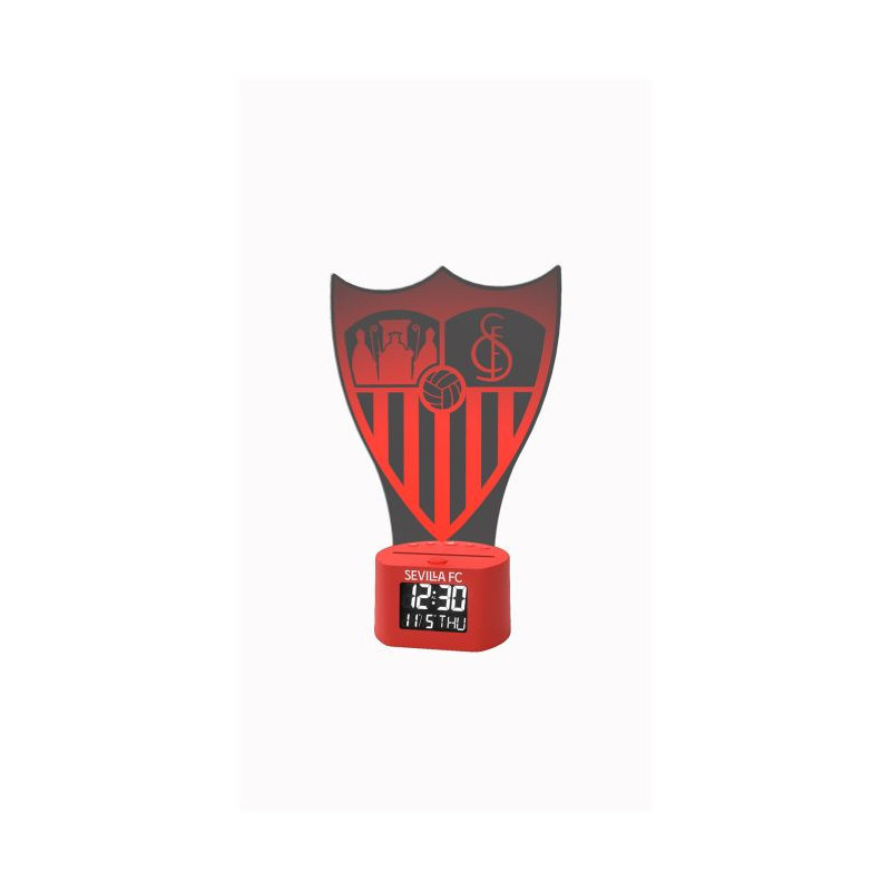 Despertador con Luz Escudo Sevilla Fc
