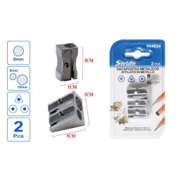 Pack 2 Sacapuntas Metálicos