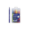 Rotuladores Punta Pincel Bismark 12 unds