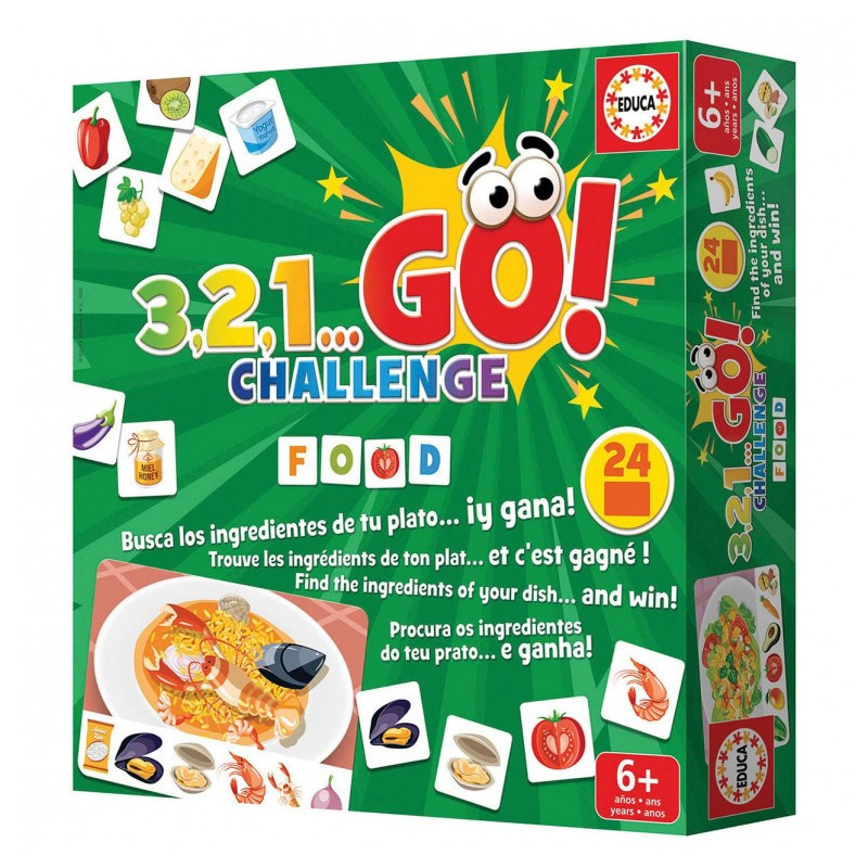 3,2,1 Go Challenge Food