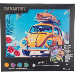 Diamantiny Coche  Escarabajo Amarillo 3000 gemas