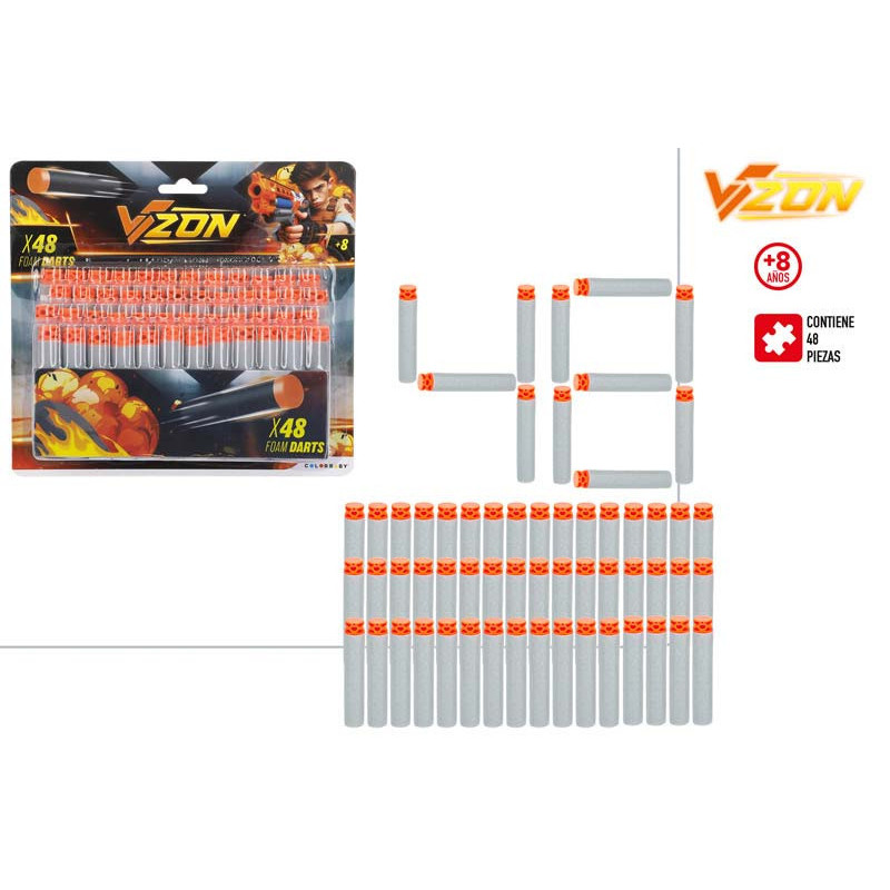 V-Zone 48 Dardos Espuma