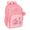 Mochila Escolar Doble con Cantoneras Adaptable a Carro Moos 42 cm