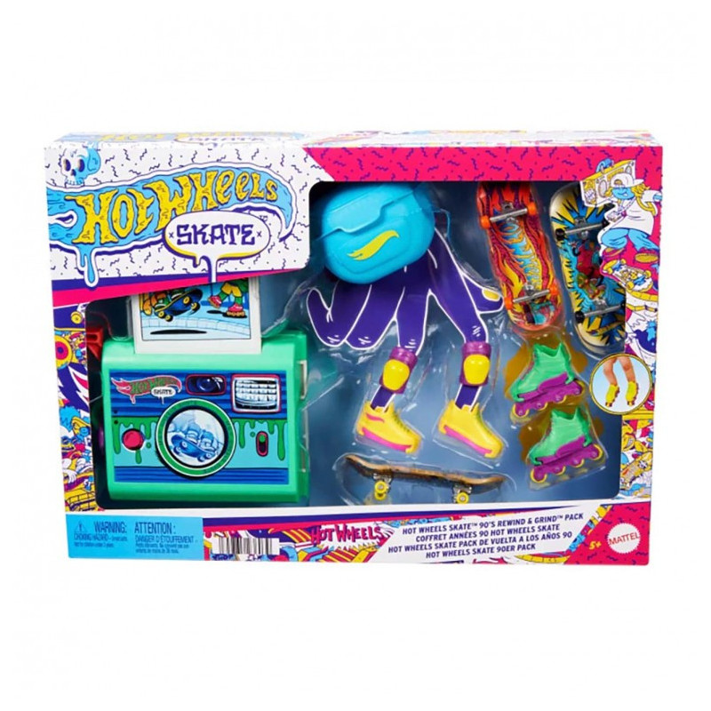 Pack Skate 90s Redwind Grind Hot Wheels