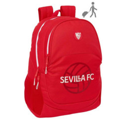 Mochila Escolar Adaptable a Carro Sevilla Futbol Club 44 cm