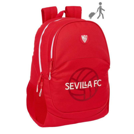 Mochila Escolar Adaptable a Carro Sevilla Futbol Club 44 cm