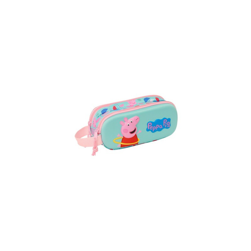 Portatodo Doble 3D Peppa Pig