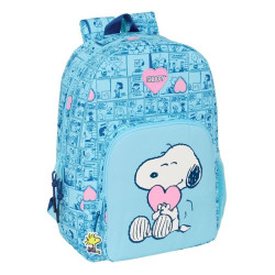 Mochila Escolar Adaptable a Carro Snoopy 46 cm