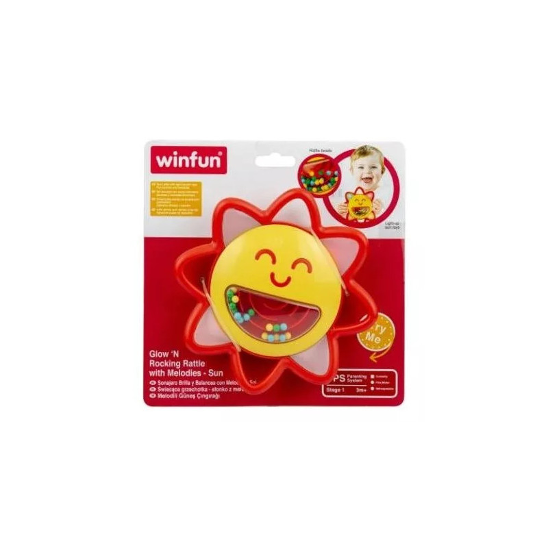 Winfun- Sonajero Brilla Balancea Sonido