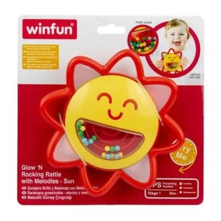 Winfun- Sonajero Brilla Balancea Sonido