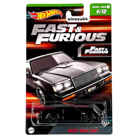 Hotwheels Buick Regal GNX, Fast And Furious 4/10