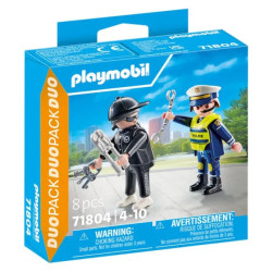 Playmobil 71804 Duo Pack Policía y ladrón